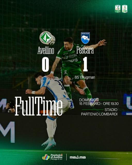 Pescara, colpo nel finale: Brugman decide al Partenio   