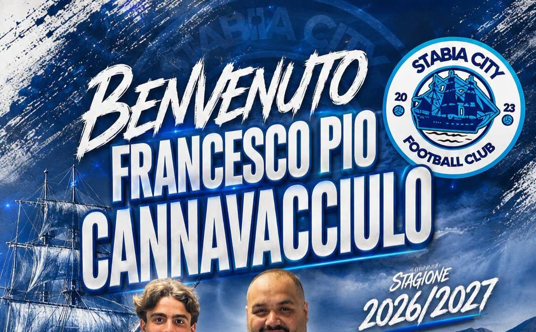 UFFICIALE-Stabia City, ecco Francesco Pio Cannavacciulo