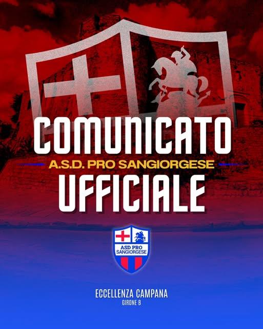 UFFICIALE-Pro Sangiorgese,  risoluzioni per alcuni teserati