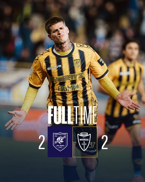 Serie B: la Juve Stabia ferma il Monza, 2-2 al Menti