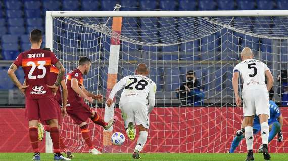 Manita della Roma contro il Benevento: 5-2 all'Olimpico