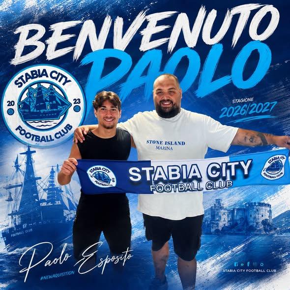 UFFICIALE-Stabia City, ecco Paolo Esposito