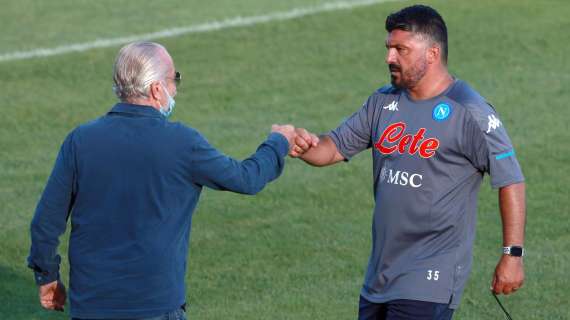 La posizione di Gattuso e il dietrofront di De Laurentiis: il Napoli ora prova a ricompattarsi
