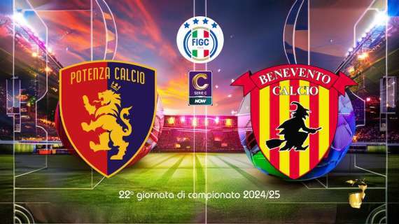 Potenza-Benevento 3-0 : cade la strega 