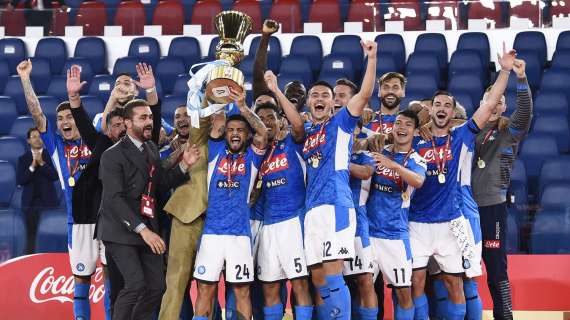 Napoli, francobollo per vittoria la in Coppa Italia nella stagione 2019/20