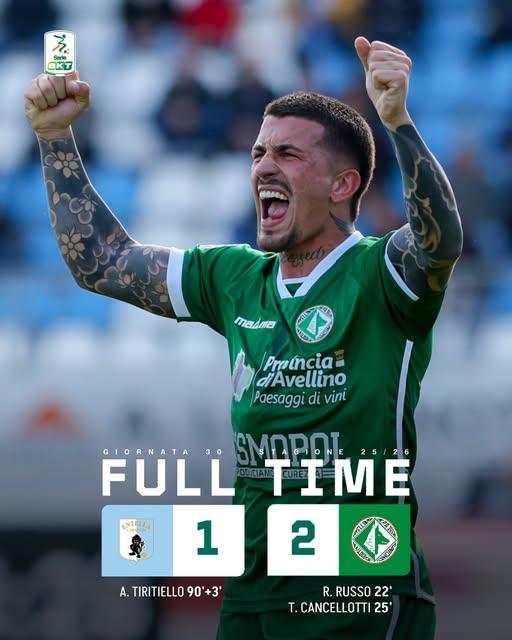 L’Avellino espeugna il sannazzari dove non aveva mai vinto