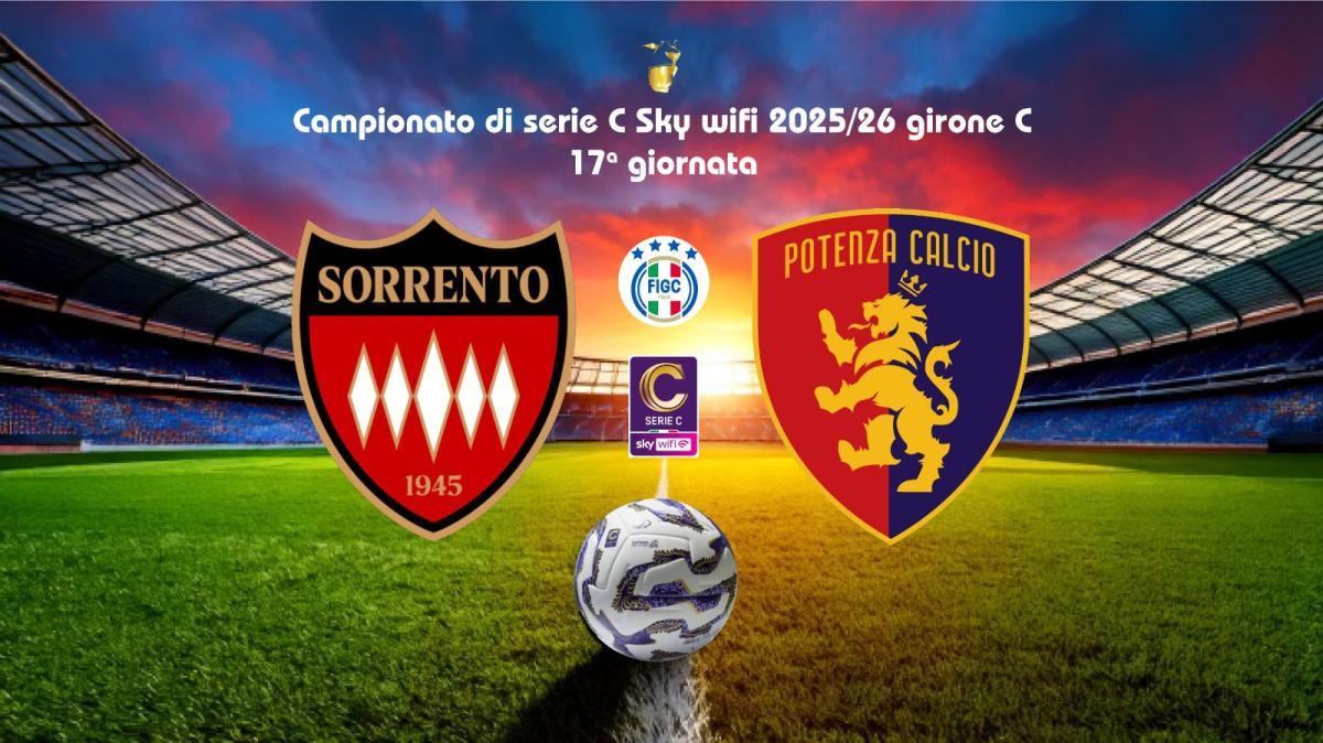 Sorrento-Potenza 2-2. Rossoblù ripresi nel finale