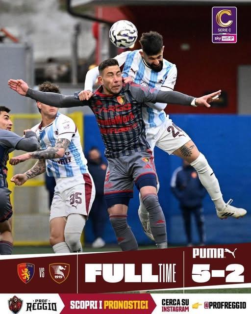 Potenza-Salernitana 5-2. Manita ai granata al “Viviani”