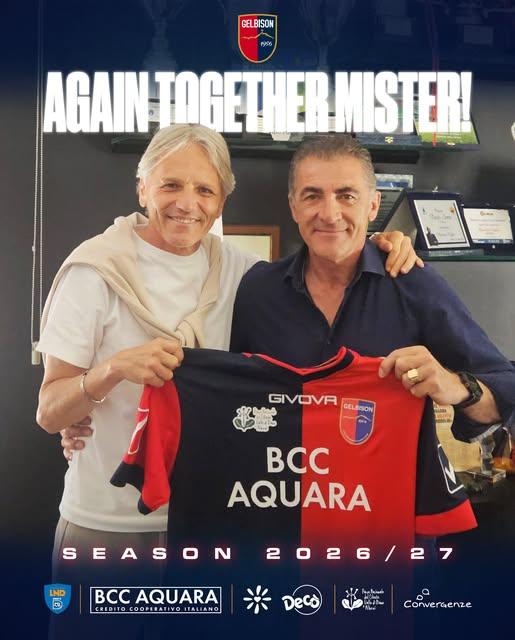 UFFICIALE-Mister Agovino resta alla guida della Gelbison