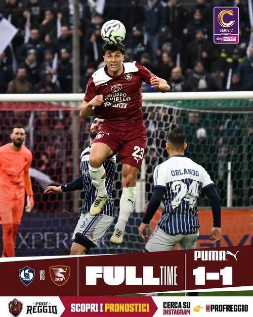 Cavese-Salernitana 1-1, Minaj rispode a Lescano