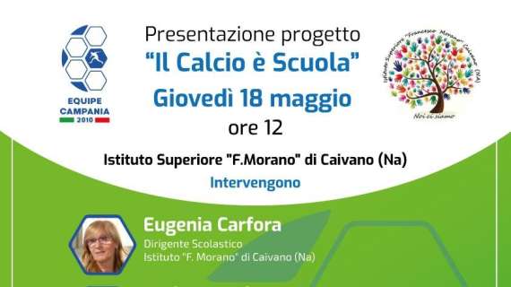 AIC Equipe Campania, "Il Calcio è Scuola": seminario a Caivano dal 18 maggio 