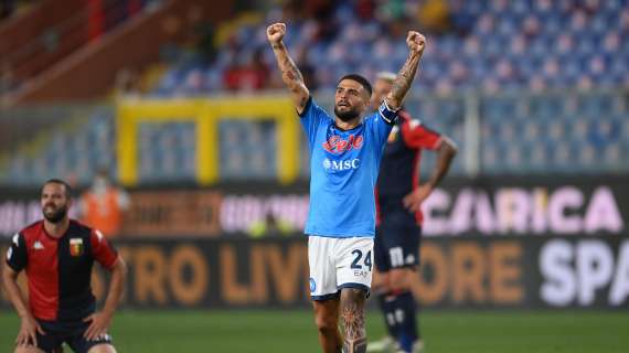 Insigne fa 400 presenze con la maglia del Napoli: è il 4° della storia