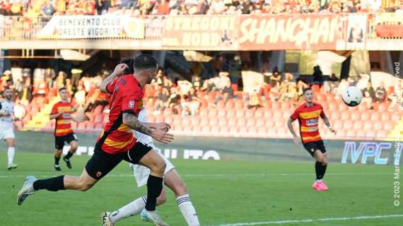 Benevento-Casertana 1-0, falchetti sconfitti al Vigorito