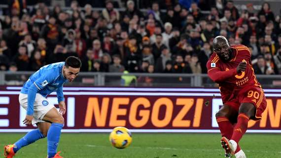 Serie A, Roma-Napoli 2-0: Pellegrini e Lukaku firmano il sorpasso, Mazzarri finisce in 9
