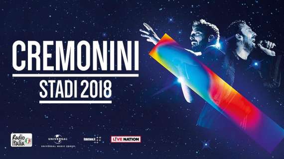 &quot;Cremonini Live 2018&quot;