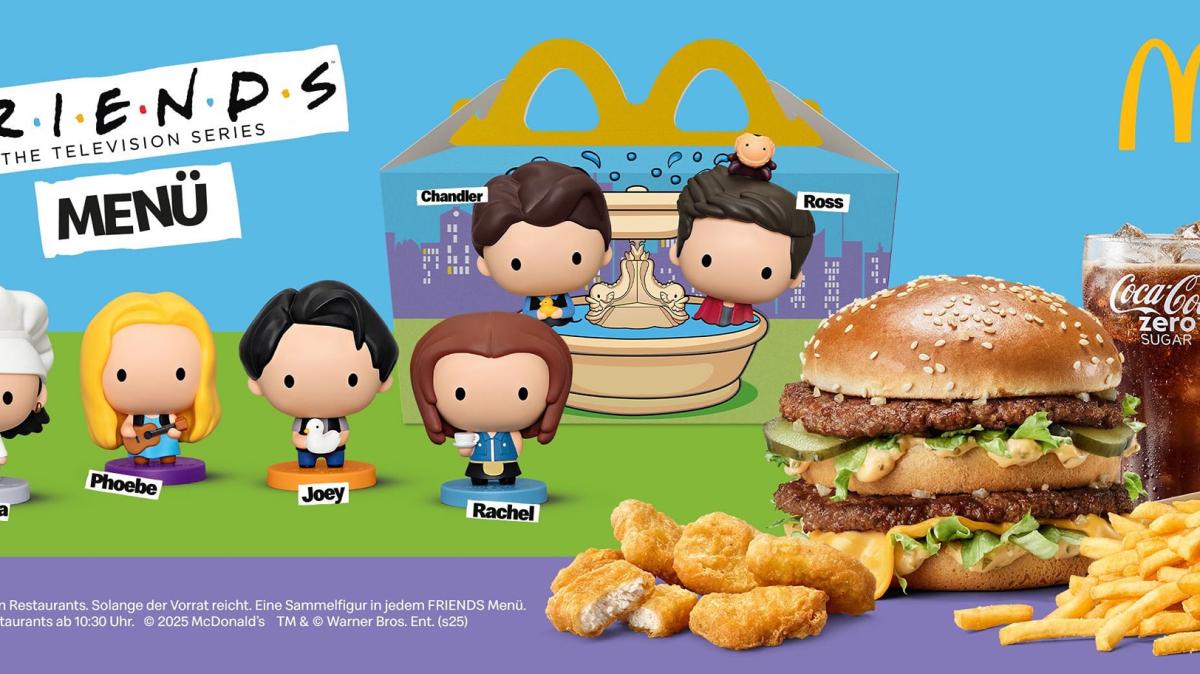 Da McDonald's i personaggi della serie Friends