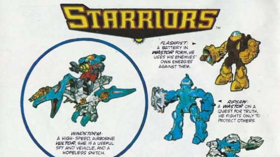 Starriors, la linea robotica in assocazione con Marvel Comics
