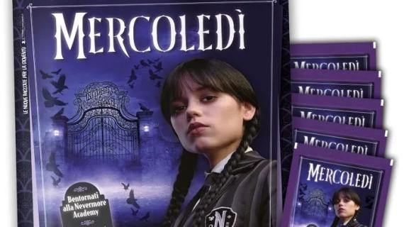 Dal successo in TV al nuovo album di figurine: Mercoledì