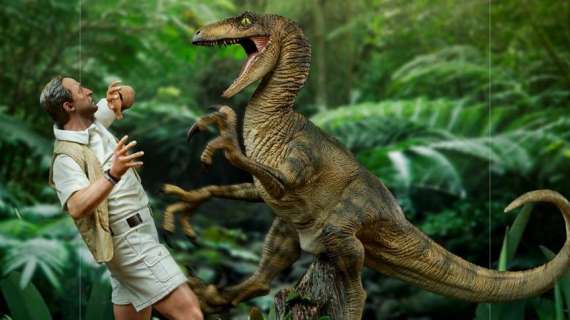 Jurassic Park: l'attacco del Velociraptor...