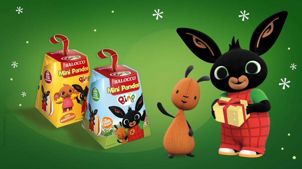 Natale 2025: le sorprese di Bing nei prodotti Balocco