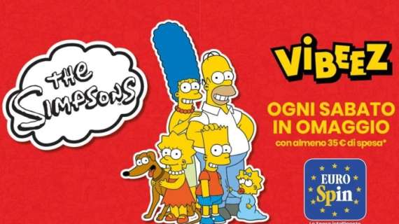 I Simpsons vanno al supermercato: sono da Eurospin