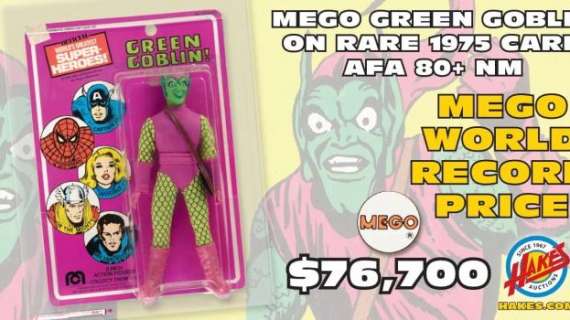 Un Green Goblin da record: 76.700 dollari all'asta Hake’s Auctions