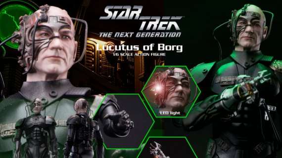 Star Trek The Next Generation, ecco la AF di Locutus of Borg