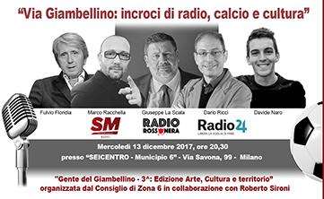 Serata Speciale "Via Giambellino: Incroci di Radio, Calcio e Cultura"