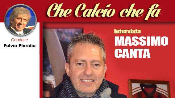 MASSIMO CANTA oggi a "Che calcio che fa" su www.silvermusicradio.it