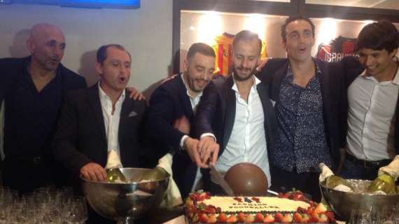 Da Toni a Valero, da De Sanctis a Neto: quanta serie A al Fashion Foodballer. Coro per Dainelli