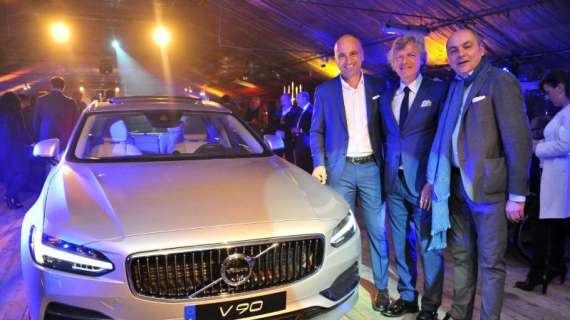 Antognoni e la V90 protagonisti della serata Volvo