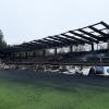 Finlandia, arde una tribuna del estadio del FC Haka