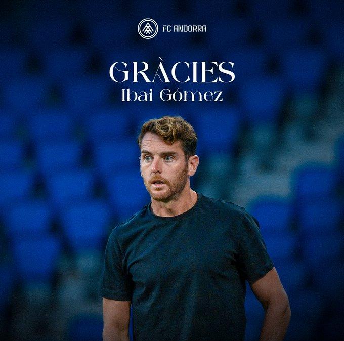OFICIAL: FC Andorra, Ibai Gómez deja de ser el entrenador