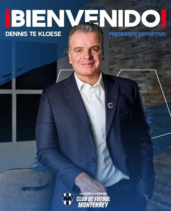 OFICIAL: Monterrey, Te Kloese nuevo Presidente Deportivo