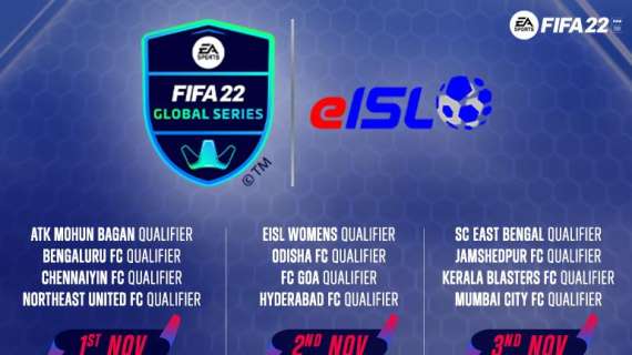 eISL, FSDL annuncia la prima lega competitiva di FIFA 22 in India