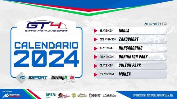 Campionato Italiano GT4 ACI ESport; Ai primi tre classificati l'accesso alla Minardi Simracing Academy