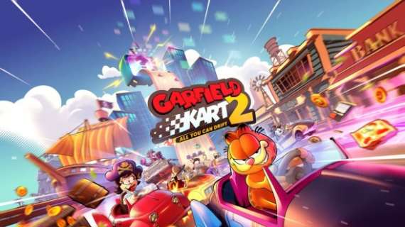 Garfield Kart 2, All You Can Drift: il ritorno del gatto più famoso del mondo sui circuiti, dal 10 settembre 2025
