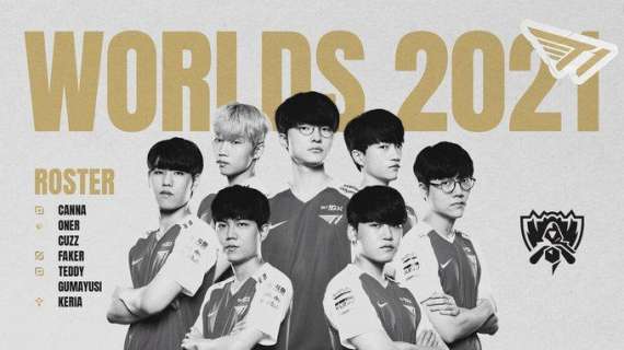 Worlds 2021,T1 ha annunciato il roster completo