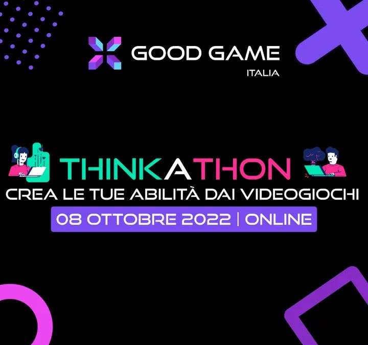 Good Game Italia, thinkathon sul riconoscimento competenze videoludiche