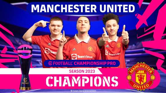eFootball Championship Pro 2023, il Manchester United si aggiudica il torneo
