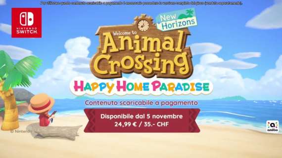 Animal Crossings: New Horizons, ecco il nuovo DLC a pagamento 