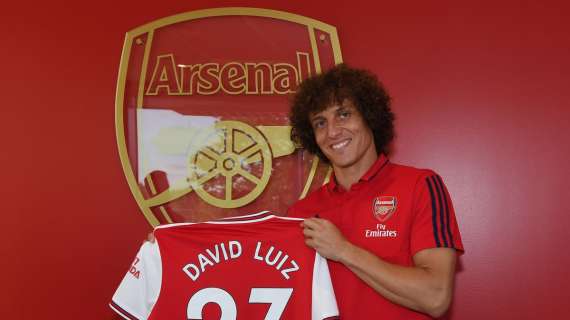 Arsenal, le prime parole di David Luiz: "Qui per vincere, il ciclo con il Chelsea era ormai finito"