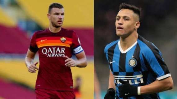 Salta lo scambio tra Dzeko e Sanchez: troppa distanza tra Roma e Inter