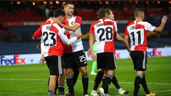 Feyenoord, battuto il Cska Mosca 3 a 1