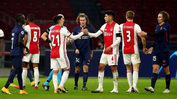 UEFA Champions League, l'Ajax vince 3 a 1 contro il Midtjylland