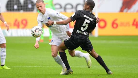 Mezzo passo falso per l'Eintracht nella corsa alla Champions: contro l'Hertha Berlino è solo 0-0