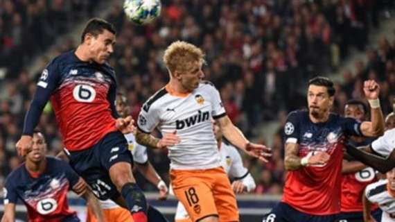 Finisce 1 a 1 tra Lille e Valencia: in Champions 13 partite senza vittoria per i francesi 