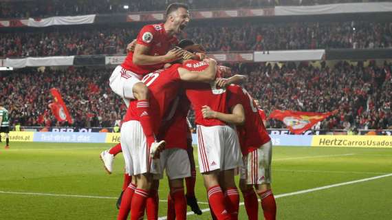 Primeira Liga - Benfica di forza sul Braga: 1-4 e vetta riconquistata 