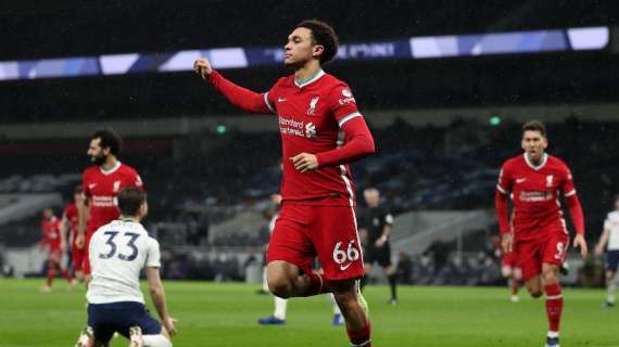 Il Liverpool torna a correre: 3-1 al Tottenham a domicilio