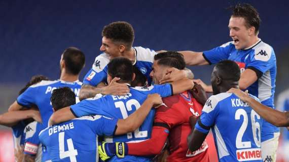 Il Napoli vince la Coppa Italia! Juve battuta ai rigori, decisivi gli errori di Dybala e Danilo